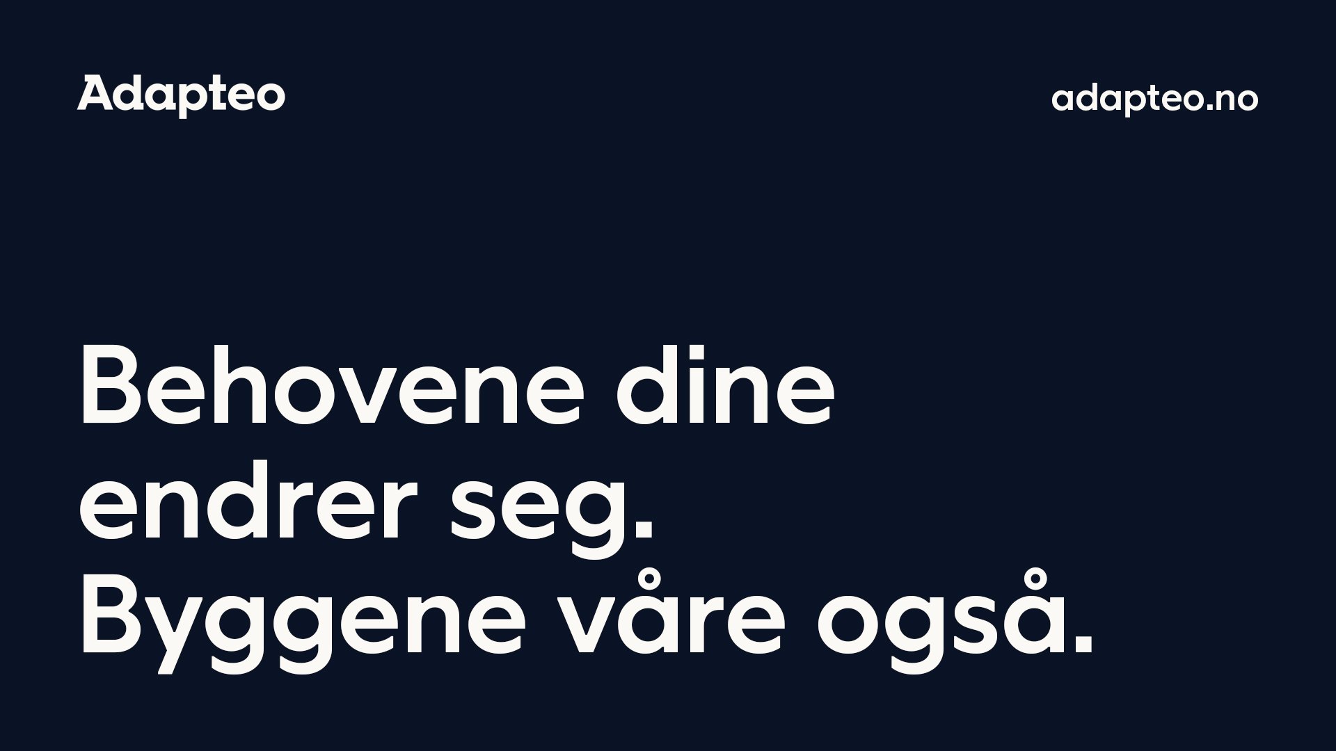 Modulbygg fra Adapteo – fleksible bygg som tilpasser seg endrede behov
