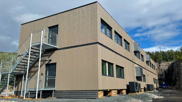 Seljavika: Kontorbygg ferdig på én måned